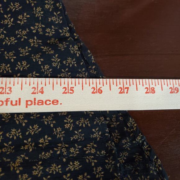 Free People All that Glitters Sheer Lace Blouse Size M Black Whimsigoth ASO TV - Picture 11 of 11